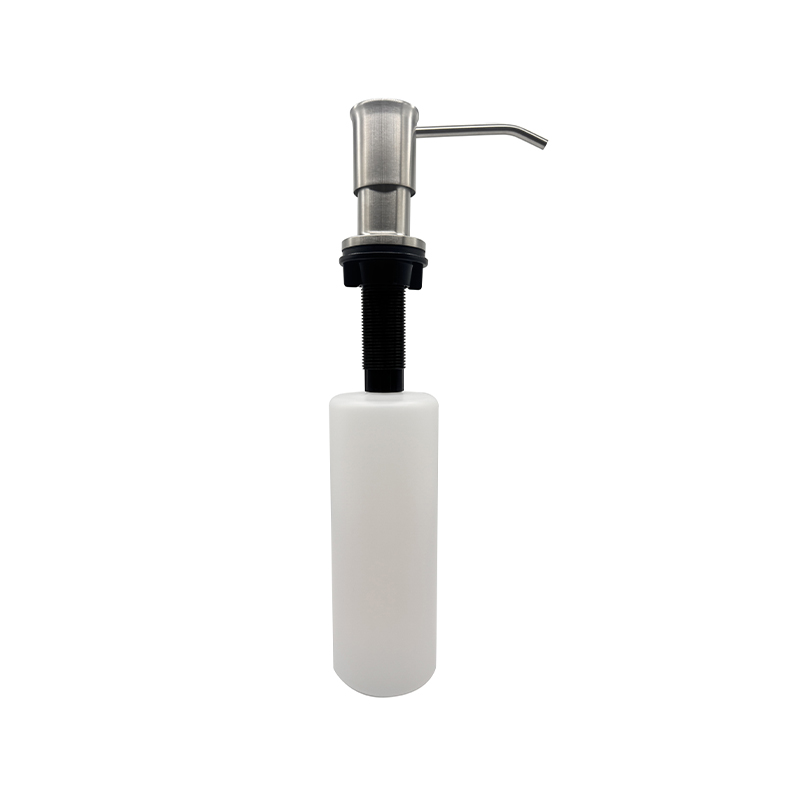 304 Stainless Steel Spray Soap Dispenser Electroplating Push Soap Dispenser Kitchen Sink Accessories