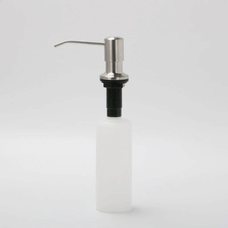 304 Stainless Steel Spray Soap Dispenser Electroplating Push Soap Dispenser Kitchen Sink Accessories